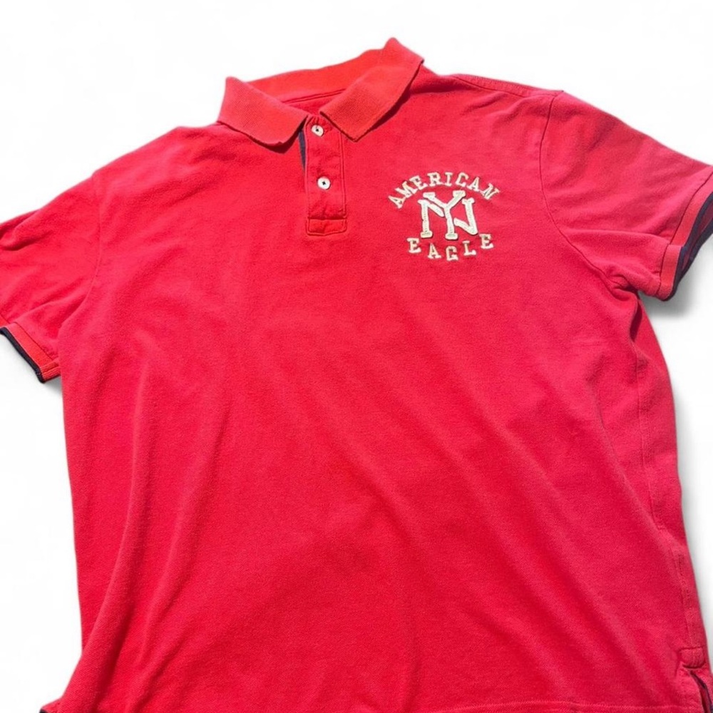American Eagle Outfitters Red Polo Shirt